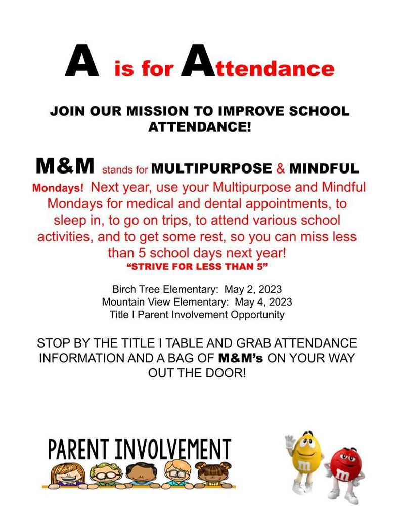 A is for Attendance